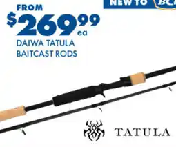 BCF Daiwa tatula baitcast rods offer