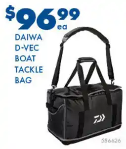 BCF Daiwa d-vec boat tackle bag offer