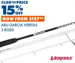 BCF Abu garca veritas 5 rods offer