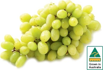 IGA Australian White Seedless Grapes offer