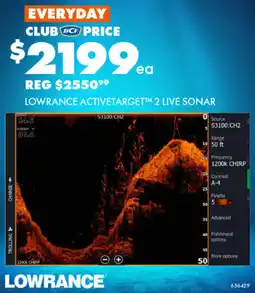 BCF Lowrance activetarge 2 live sonar offer