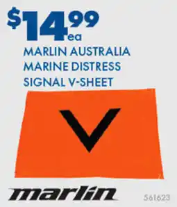 BCF Marlin australia marine distress signal v-sheet offer