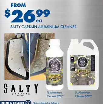 BCF Salty captain aluminium cleaner offer