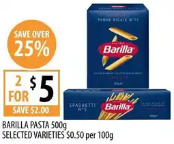 Supabarn Barilla pasta offer