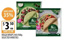 Supabarn Helga wraps selected varieties offer