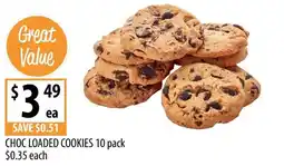 Supabarn Choc loaded cookies offer