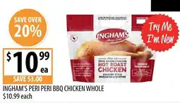 Supabarn Ingham's peri peri bbq chicken whole offer