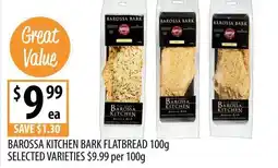 Supabarn Barossa kitchen bark flatbread offer