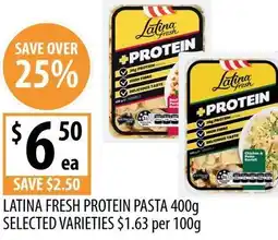 Supabarn Latina fresh protein pasta offer