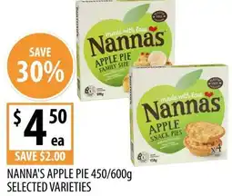 Supabarn Nanna's apple pie offer