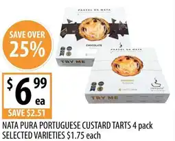 Supabarn Nata pura portuguese custard tarts offer