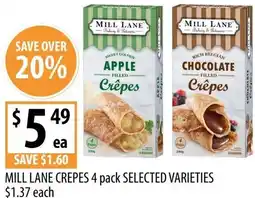 Supabarn Mill lane crepes offer