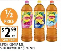 Supabarn Lipton iced tea offer