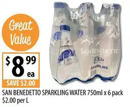 Supabarn San benedetto sparkling water offer