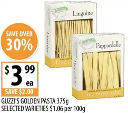 Supabarn Guzzi's golden pasta offer