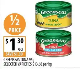 Supabarn Greenseas tuna offer