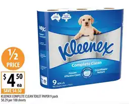 Supabarn Kleenex complete clean toilet paper offer