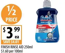 Supabarn Finish rinse aid offer