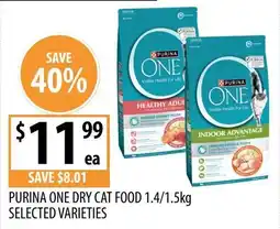Supabarn Purina one dry cat food offer