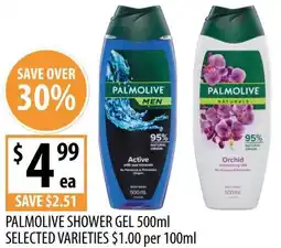 Supabarn Palmolive shower gel offer