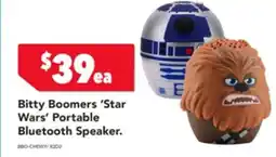 Harvey Norman Bitty Boomers Star Wars Portable Bluetooth Speaker offer