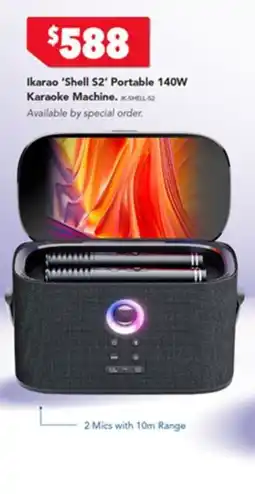 Harvey Norman Ikarao Shell S2 Portable offer