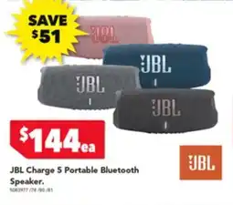 Harvey Norman JBL Charge 5 Portable Bluetooth Speaker offer