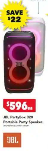 Harvey Norman Portable Party Speaker offer