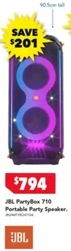 Harvey Norman JBL PartyBox 710 offer