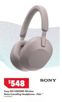 Harvey Norman Sony Wireless Noise Cancelling Headphones offer