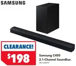 Harvey Norman Samsung C450 2.1-Channel Soundbar offer