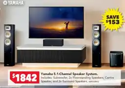 Harvey Norman Yamaha 5.1-Channel Speaker System offer
