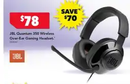 Harvey Norman JBL Quantum 350 Wireless Over-Ear Gaming Headset offer
