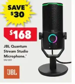 Harvey Norman JBL Quantum Stream Studio Microphone offer