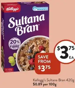 Foodworks Kellogg's Sultana Bran offer