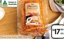 Foodworks Family Chef Smoky BBQ Pork Loin Pork offer