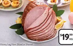 Foodworks Honey Leg Ham Sliced or Shaved offer