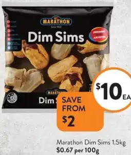 Foodworks Marathon Dim Sims offer