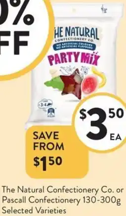 Foodworks The Natural Confectionery Co. or Pascall Confectionery offer