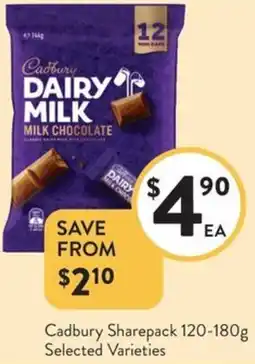 Foodworks Cadbury Sharepack offer