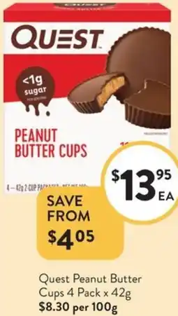 Foodworks Quest Peanut Butter Cups offer