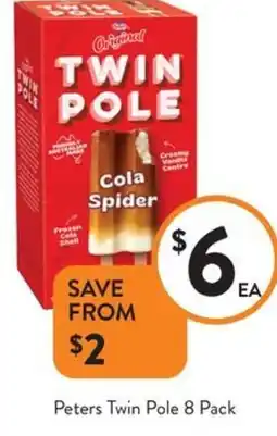 Foodworks Peters Twin Pole offer