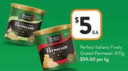 Foodworks Perfect Italiano Finely Grated Parmesan offer