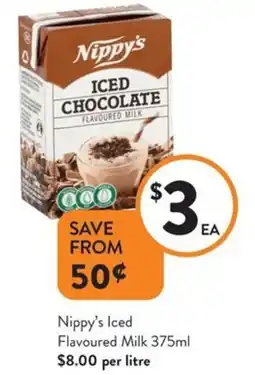 Foodworks Nippy's Iced Flavoured Milk offer