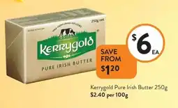 Foodworks Kerrygold Pure Irish Butter offer