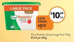 Foodworks Flora ProActiv Spread Large Pack offer