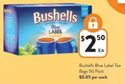 Foodworks Bushells Blue Label Tea Bags offer