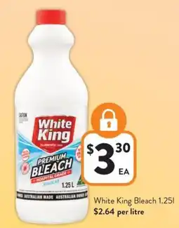 Foodworks White King Bleach offer