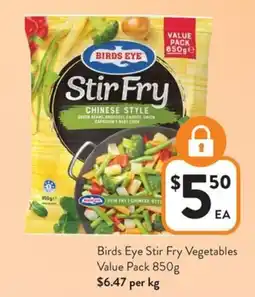 Foodworks Birds Eye Stir Fry Vegetables offer