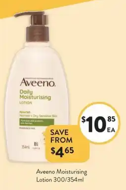Foodworks Aveeno Moisturising Lotion offer